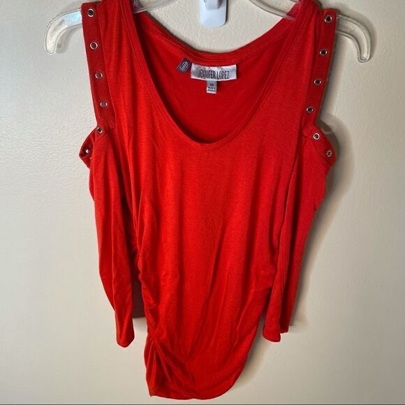 Jlo| XSmall |Studded| super soft Rayon| cold shoulder - Picture 8 of 9